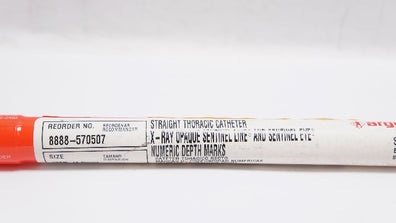 Argyle 8888-570507 Straight Thoracic Cath. 12Fr